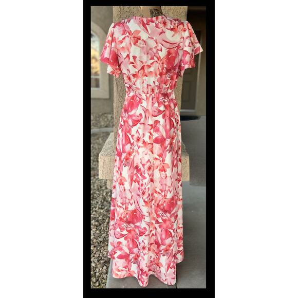 Petal and Pup Pink floral Ramsey Maxi Dress Size L - Picture 5 of 12